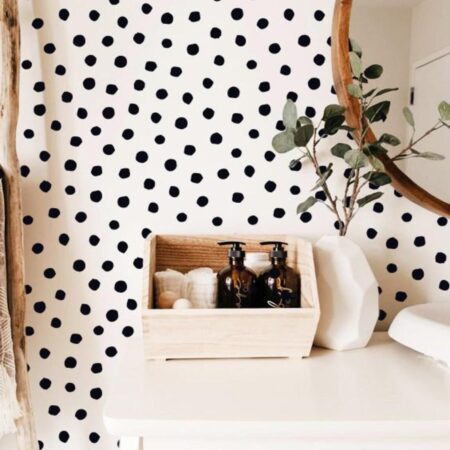 Polka Dot Wall Decals Irregular Nursery Confetti Stickers 4