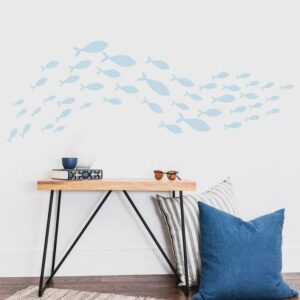 School of Fish Wall Decal Sticker h104