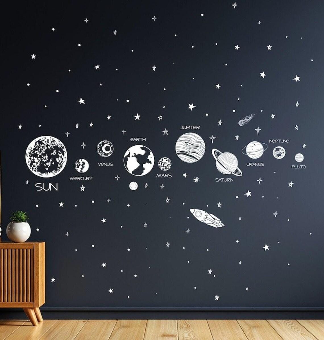 il_fullxfull.7611911447_3c3r.jpg Space Wall Decal Planets Solar System Sticker Stars h144
