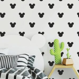 Mickey Mouse Wall Decal Heads Stickers Kids Room Decoration Disney ga288