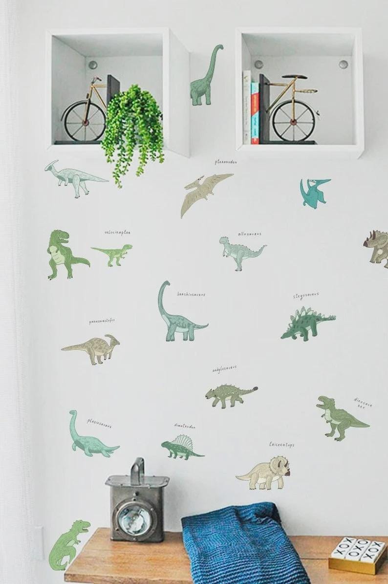 il_fullxfull.7614941467_he7w.jpg Dinosaur Wall Decals Dino Sticker h114