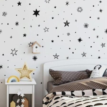 Stars Wall Decals Nursery Stickers Kids Room Decoration ga39