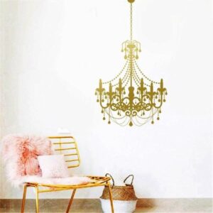 Chandelier Wall Decal Sticker Bedroom Decoration rta532