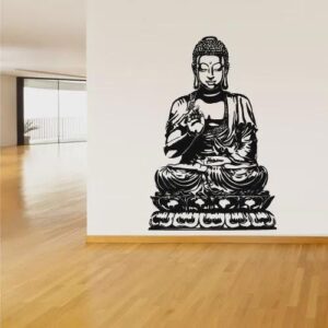 Buddha Wall decal Yoga Boho Sticker z1377