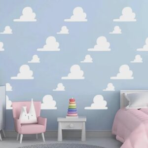 Toy Story Clouds Wall Decal Kids Room Decor Nursery Sticker Peel and Stick z3301