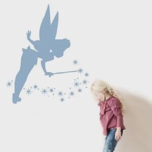 Peter pan fairy Wall decal Backdrop Sticker Decoration z2753