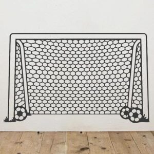 Soccer Goal Wall Decal Football Vinyl Sticker Sports Decoration ik2922
