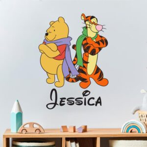 Winnie the Pooh Wall Decal Personalized Sticker Name z3353