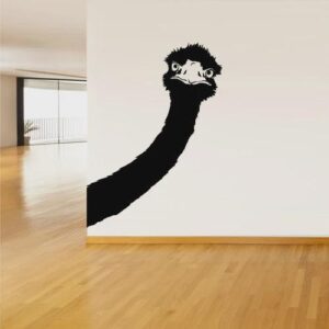 Ostrich Wall Decal Animal Sticker z515