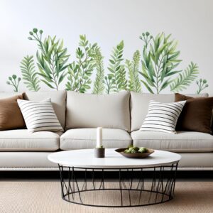 Greenery leaves Wall Decal Grass Tropical el111