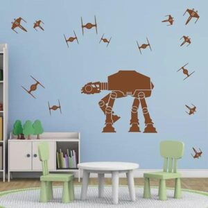 AT AT Star wars Wall Decal wings Fighters Sticker ik2727