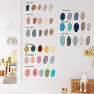 Polka Dot Wall Decals Set – Custom Color Vinyl Dots