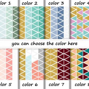 Polka Dots Wall Decals Peel & Stick Stickers Triangles