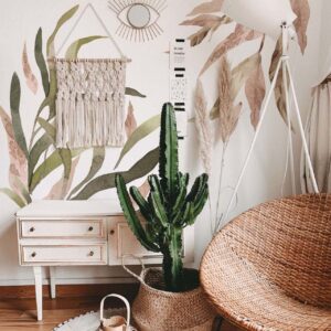 Greenery Boho Wall Decals Stickers Large Leaves