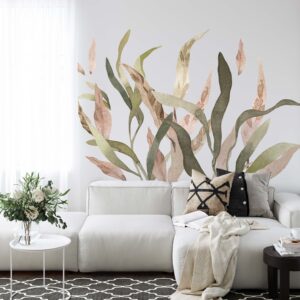 Greenery Boho Wall Decals Stickers Large Leaves