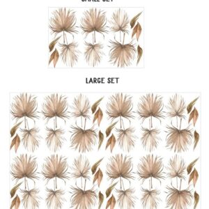 Greenery Palm Decals tree Leaves Boho Stickers