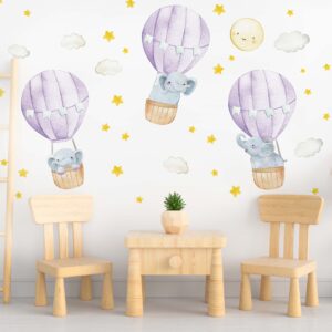 Hot Air Balloon Wall Decals Elephant Stickers