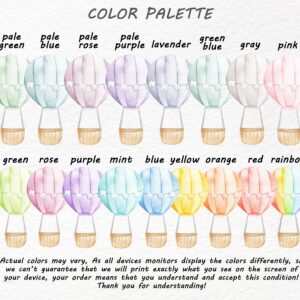 Hot Air Balloon Wall Decals Elephant Stickers