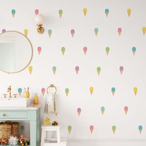 Ice Cream Polka Dot Wall Decals