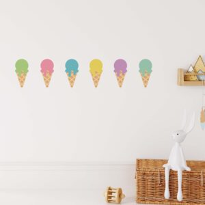 Ice Cream Polka Dot Wall Decals