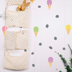 Ice Cream Polka Dot Wall Decals
