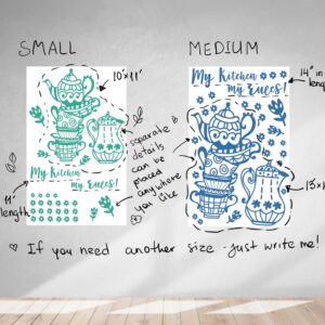 My Kitchen My Rules Wall Decal Stickers