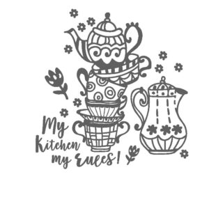 My Kitchen My Rules Wall Decal Stickers