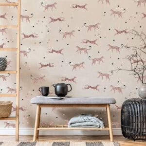 Leopard Print Wall Decals – Birthday Party Sickers Backdrop