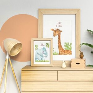 Circle Wall Decal Large Solid Sticker Colorblock