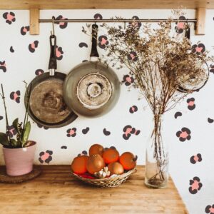 Leopard Spots Wall Stickers Animal Print Polka Dots Decals