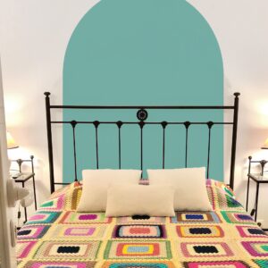 Arch Wall Decal Colour Block Sticker Headboard