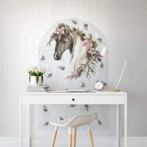 Horse Wall Decals, Arch Sticker, Headboard