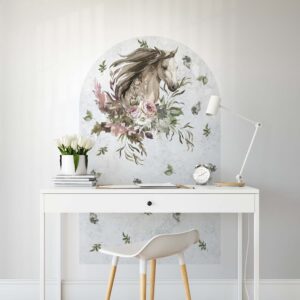 Horse Wall Decals, Arch Sticker, Headboard