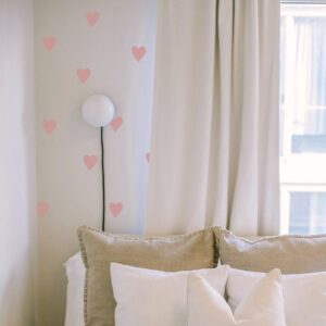 Heart Wall Decals Polka Dots Stickers