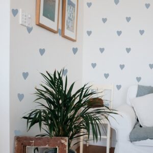 Heart Wall Decals Polka Dots Stickers