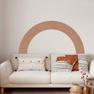 Arch headboard Wall Decal Color Block Sticker