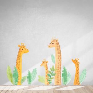 Giraffe Wall Decals Safari Animal Stickers Jungle