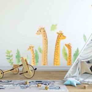 Giraffe Wall Decals Safari Animal Stickers Jungle