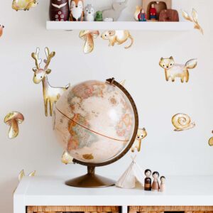 Forest Animals Wall Decals Woodland Stickers Deer Fox Bunny