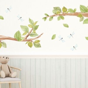 Koala wall decals tree greenery leaves stickers