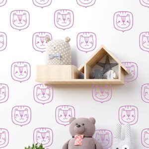 Lion Wall Decal Jungle Safari Animal Sticker Vinyl