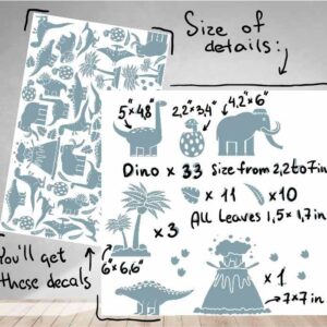 Dinosaur Wall Decals Stickers