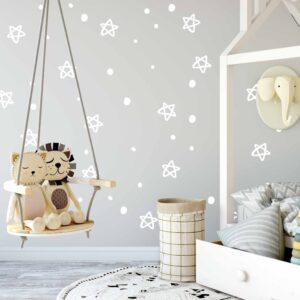 Star Wall Decals Stickers Polka Dots