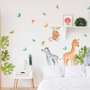 Jungle Animals Wall Decal Safari Nursery Decor