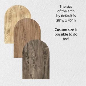 Color block wall decal Large Arch Headboard Wooden