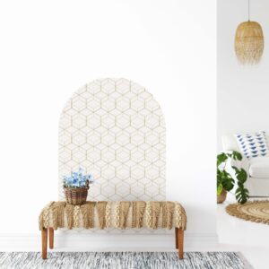 Boho Arch Wall Decal Watercolor Greed Sticker Large