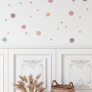 Polka Dot Wall Decals Set – Custom Color Vinyl Dots