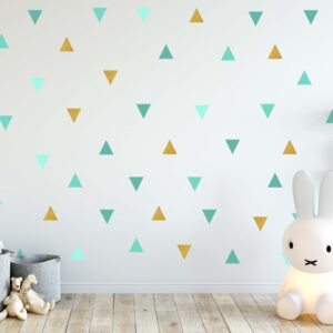 Polka Dots Wall Decals Peel & Stick Stickers Triangles
