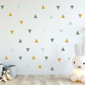 Polka Dots Wall Decals Peel & Stick Stickers Triangles
