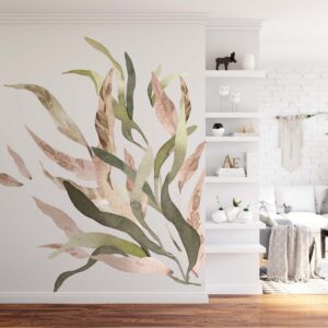 Greenery Boho Wall Decals Stickers Large Leaves